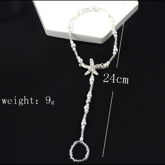 Boho 2 PC Starfish Foot Jewelry Anklet - Picture 4 of 8